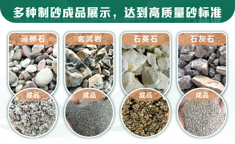 什么樣的石頭適合制砂？制沙生產(chǎn)線如何配置？